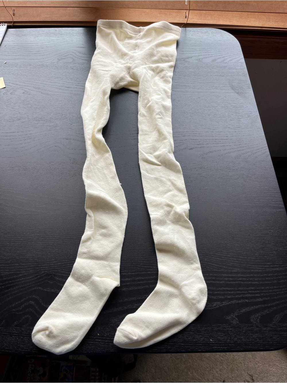 Kids Cream Tights - Soft Stretchy Hosiery